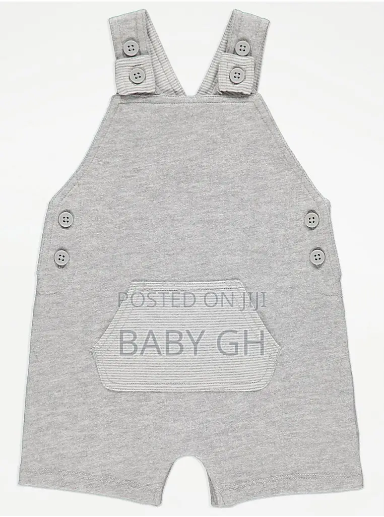 George Ash Dungarees and White Romper Set