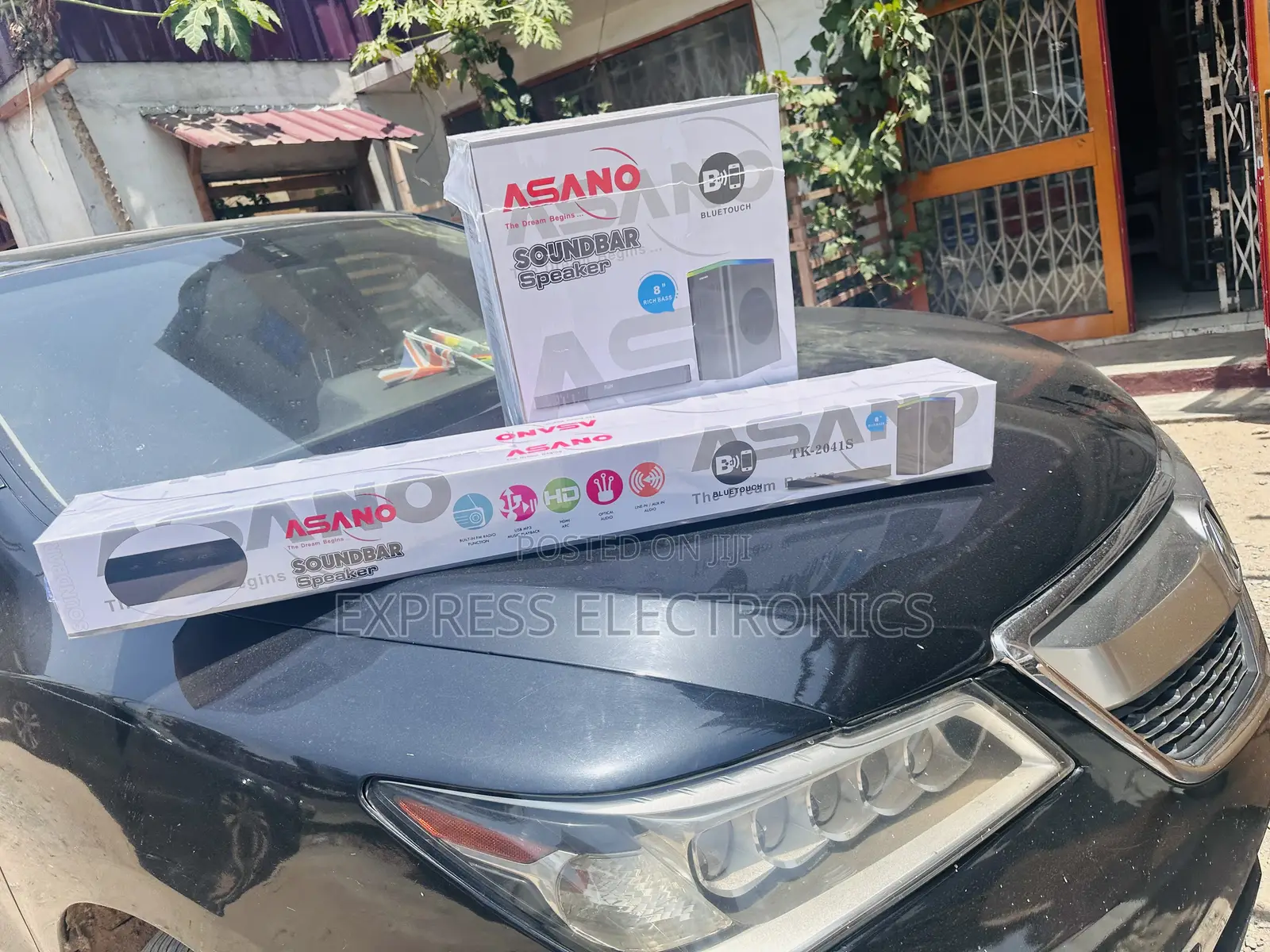 Powerful Sound Quality Asano Soundbar With Woofer