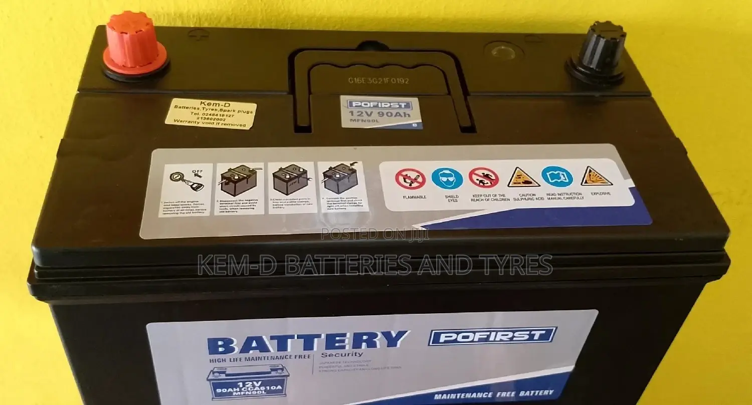 17 Plates Pofirst Battery - 12v 90ah Battery