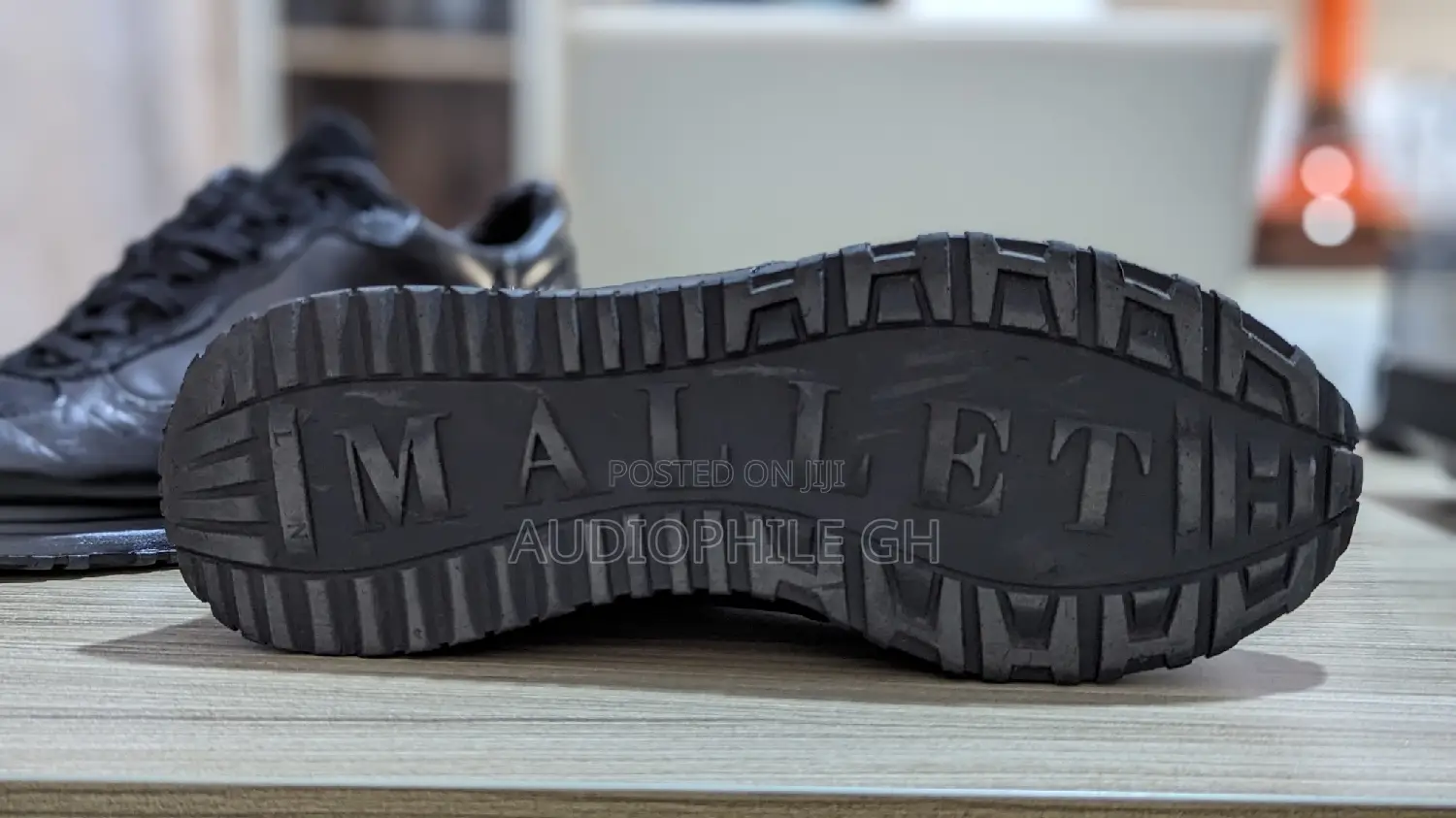 Mallet Popham Triple Black
Leather Sneakers