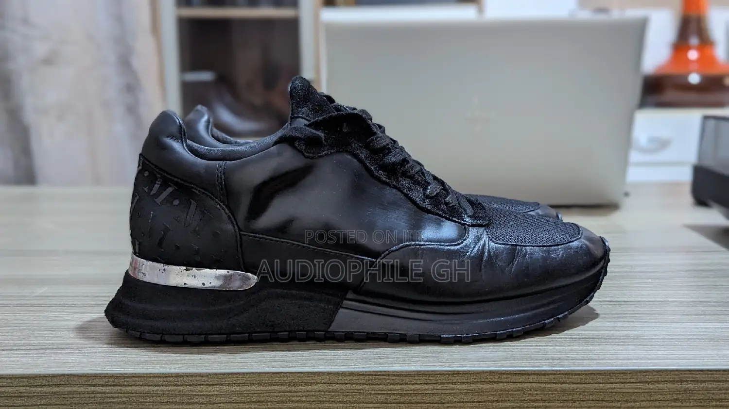 Mallet Popham Triple Black
Leather Sneakers