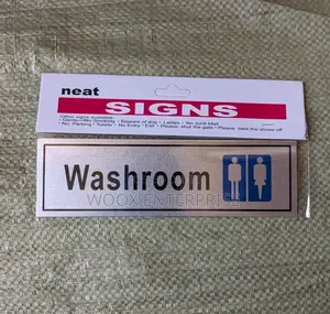 Washroom Door Sign