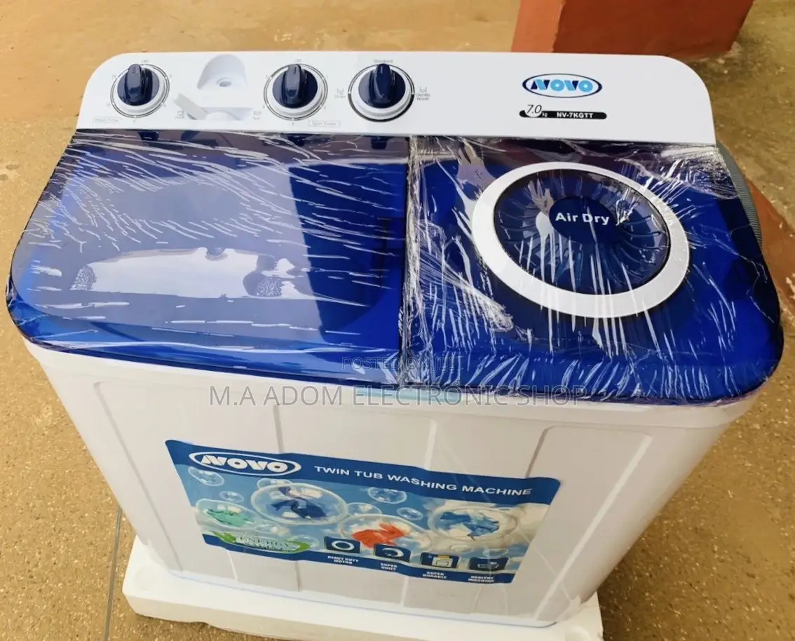 Brand New Novo 7kg Twin Tub Electric Washing Machine.