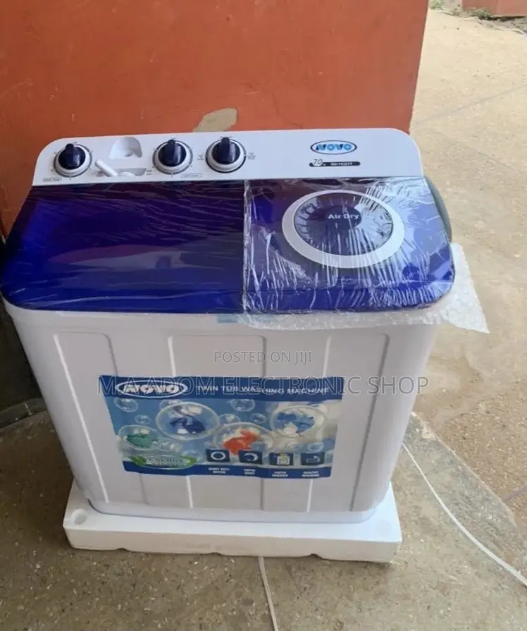 Well Design Novo 7kg Twin Tub Electric Washing Machine.