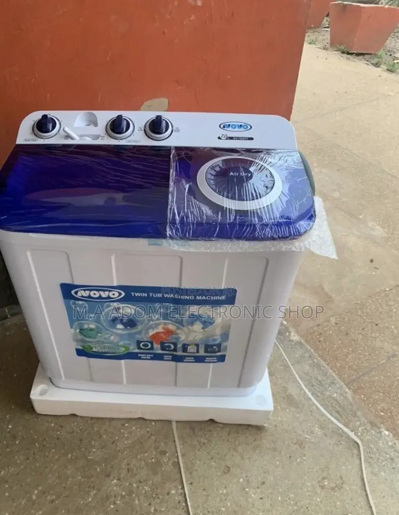 Energy Saving Novo 7kg Twin Tub Electric Washing Machine.