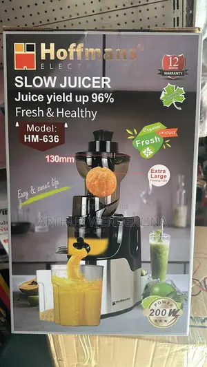 Quality Hoffmans Slow Juicer Extra Large