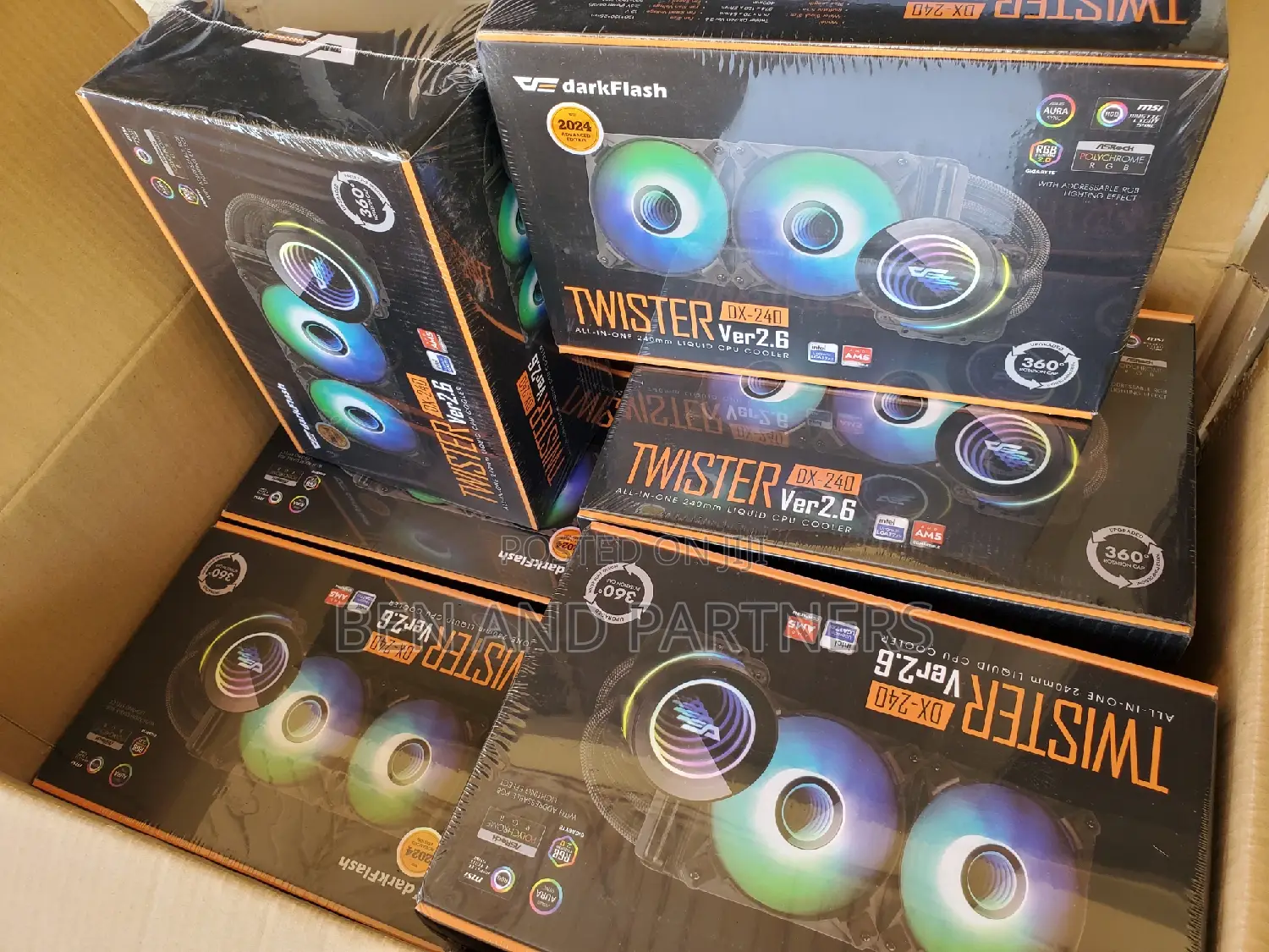 Darkflash Twister Dx 2.6 240mm Liquid Coolers Available