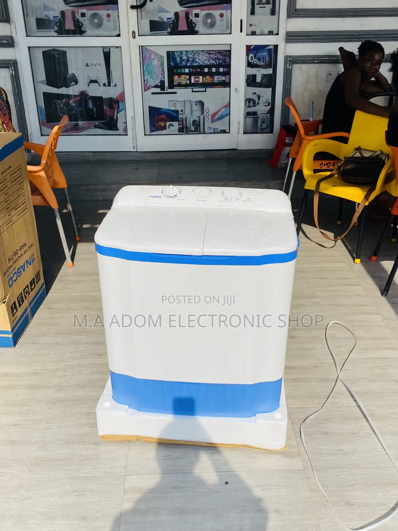 Newly in Stock Nasco 7kg Twin Tub Electric Washing Machine.
