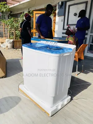 Classic Design Nasco 8kg Semi-Auto Electric Washing Machine.