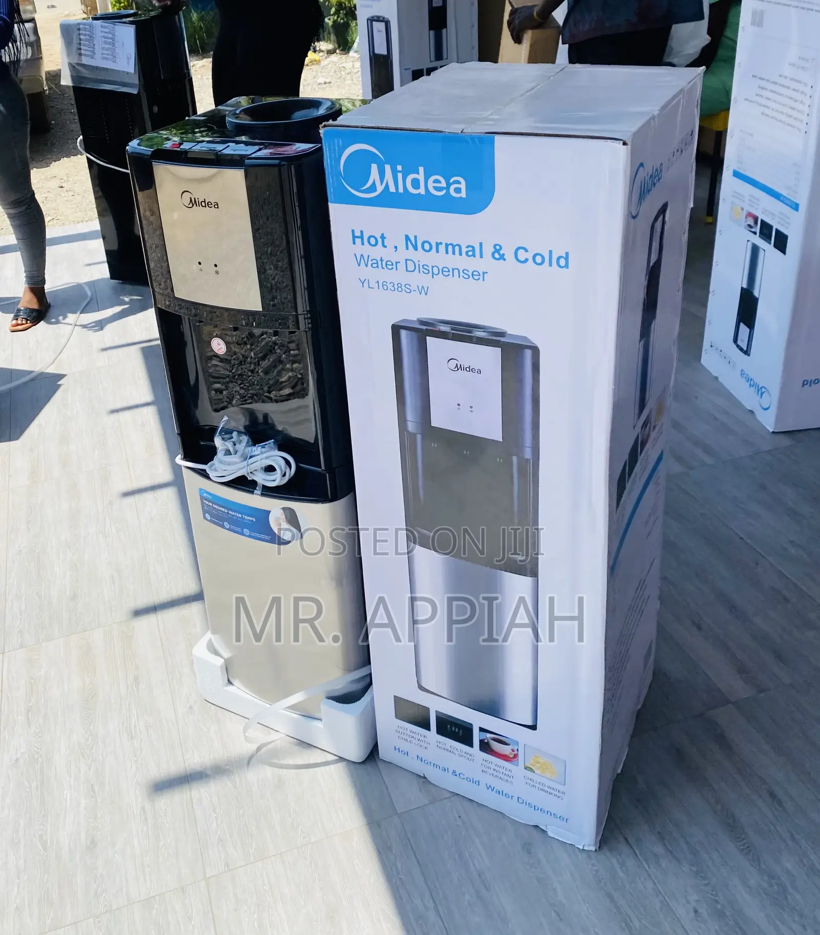 High Quality Midea Yl1638s-W  Water Dispenser(Black Gray)