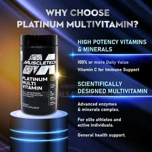 NEVER AGE AGAIN!Platinum Multi-Vitamins+Minerals+Amino Acids