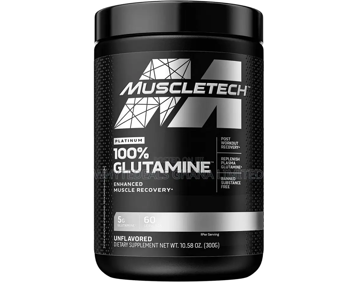 Muscletech 100% Platinum Pure Glutamine 4 Recovery Growth