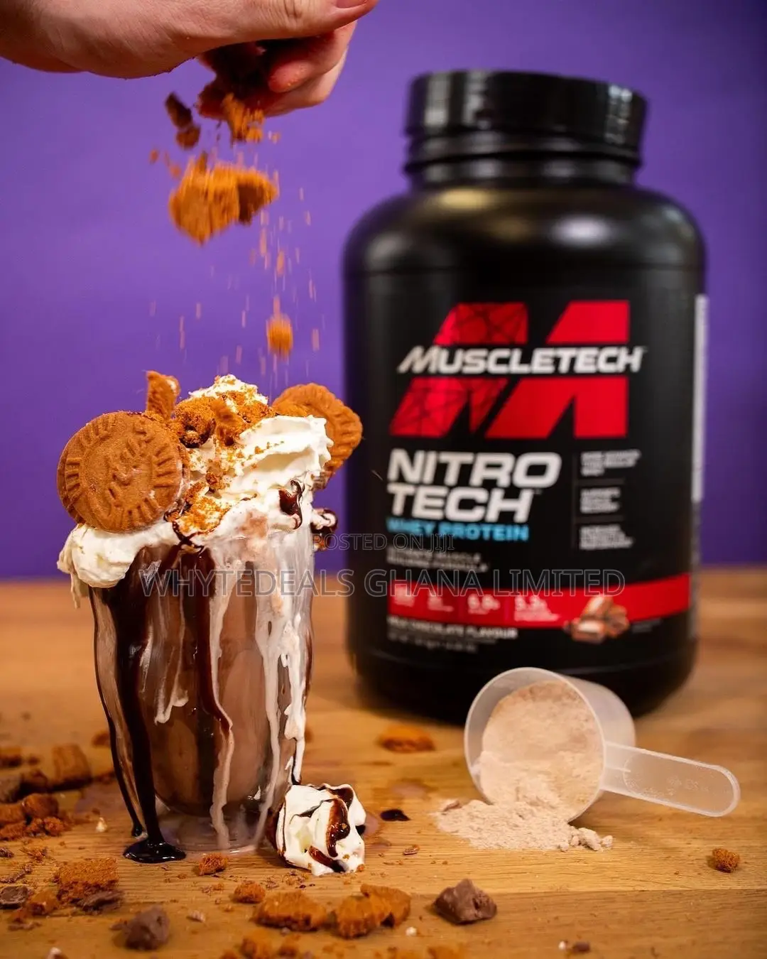 2lbs Nitro-tech Whey Protein-bodybuilders And Weight Gainers