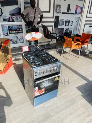 Authentic Ferre 50x60 Oven and Grill 4 Gas Burner(Gray).