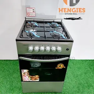 Volcano 50x50 Gas Cooker| 4_burners| Oven| Grill| 2_yrs Warranty| New