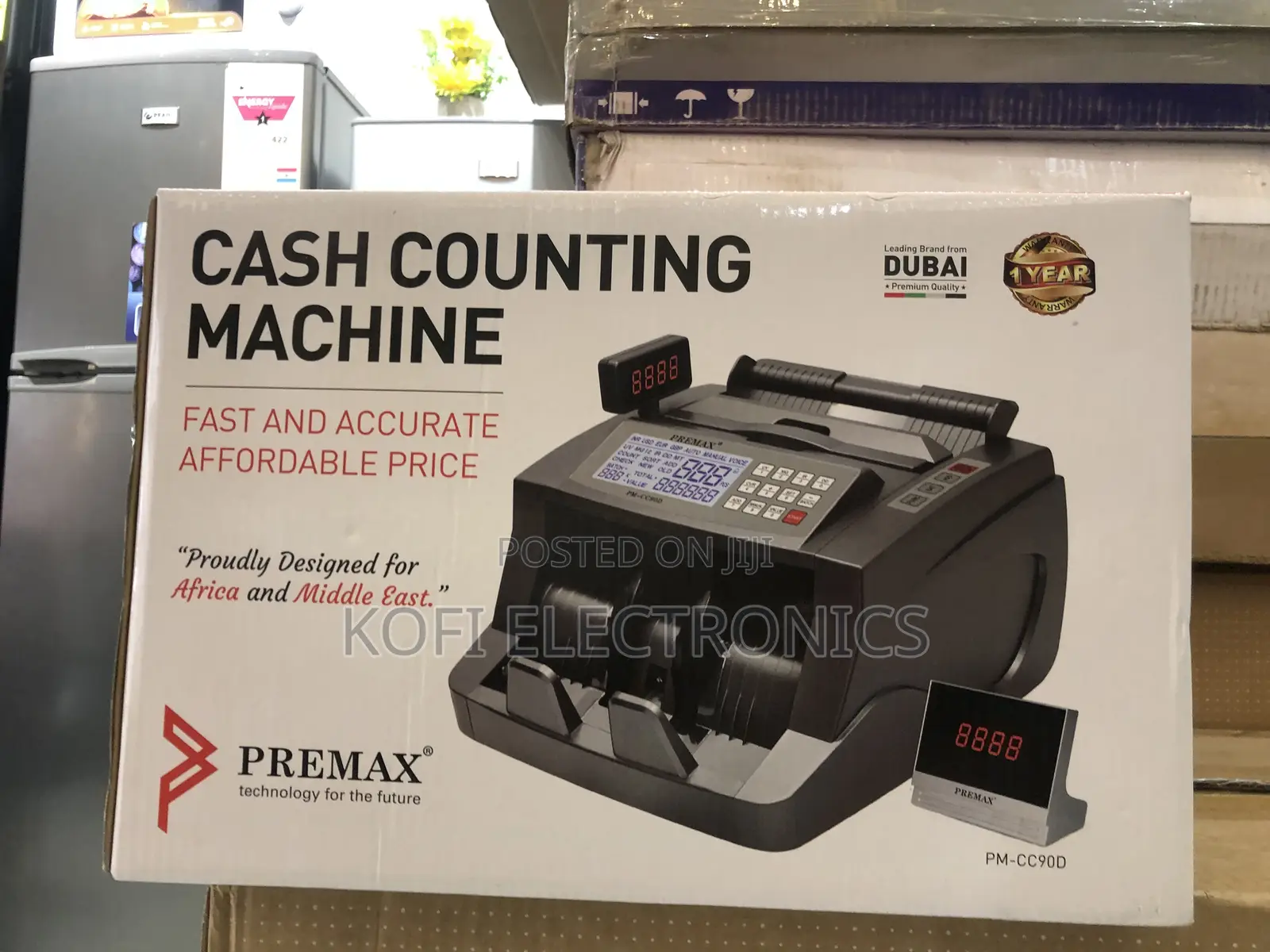 (Designed for Africa) Premax PM-CC90D Note Counting Machine