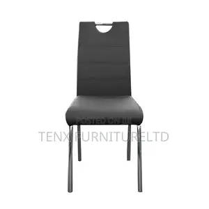 Dining Chair (Metal Stainless Steel) Single