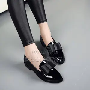 Pointed Toe Flats Shoes Women Patent Leather Casual Summer B