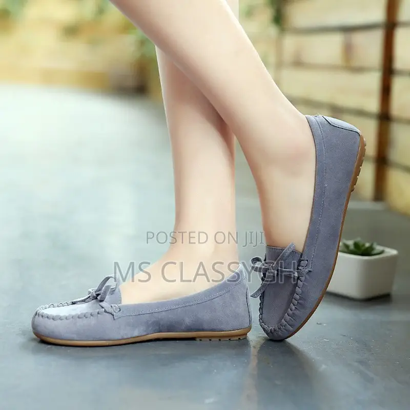 Luxury Round Head Loafers Spring Shoes, Natural, Soft,Casua