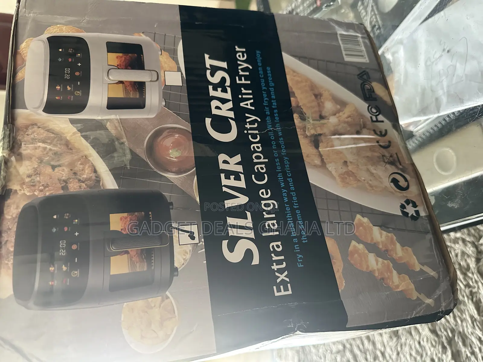 Silver Crest Extra Large Healthy Cooking Air Fryer