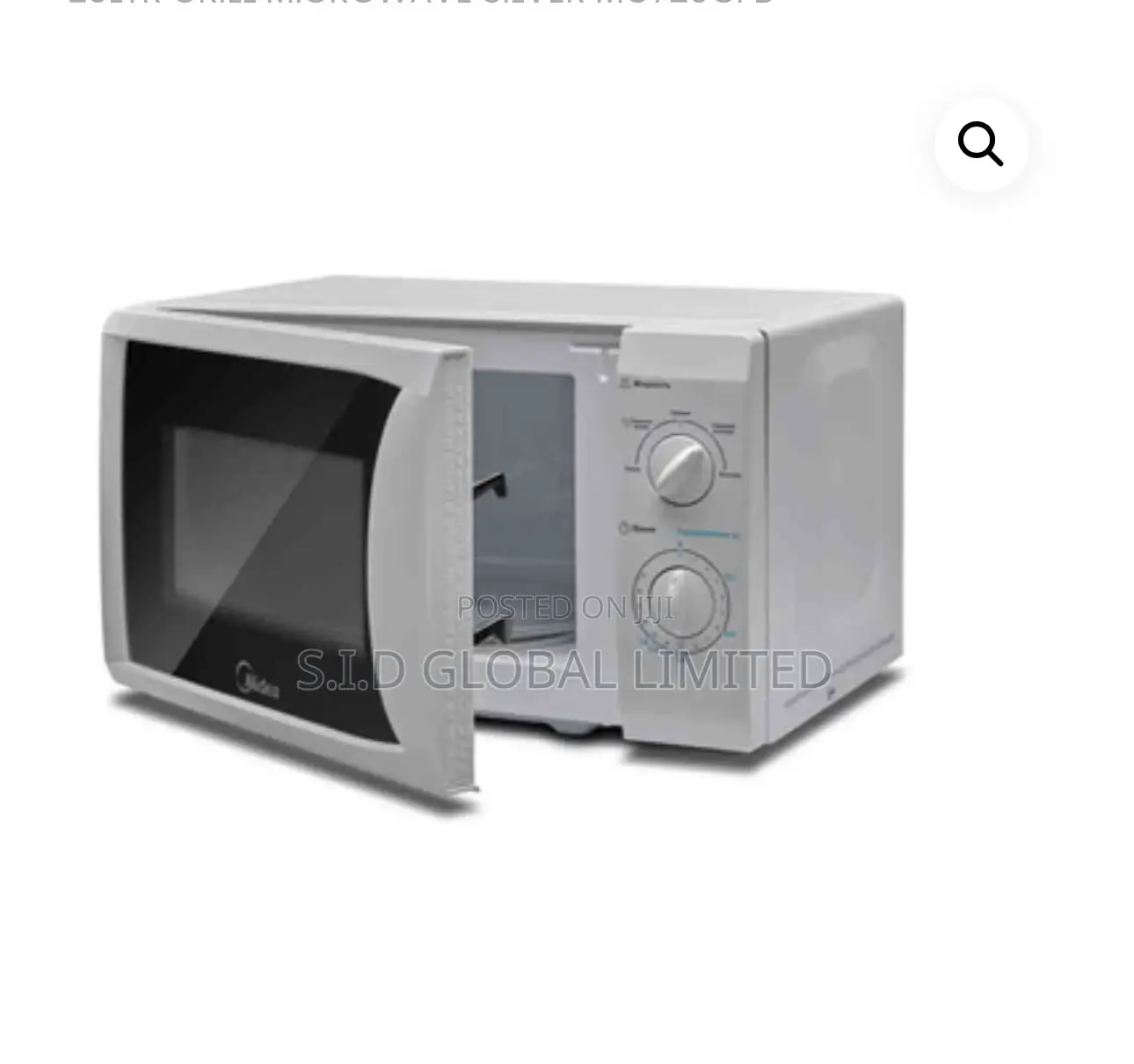 20ltrs Midea Grill Microwave Silver Mg720cfb