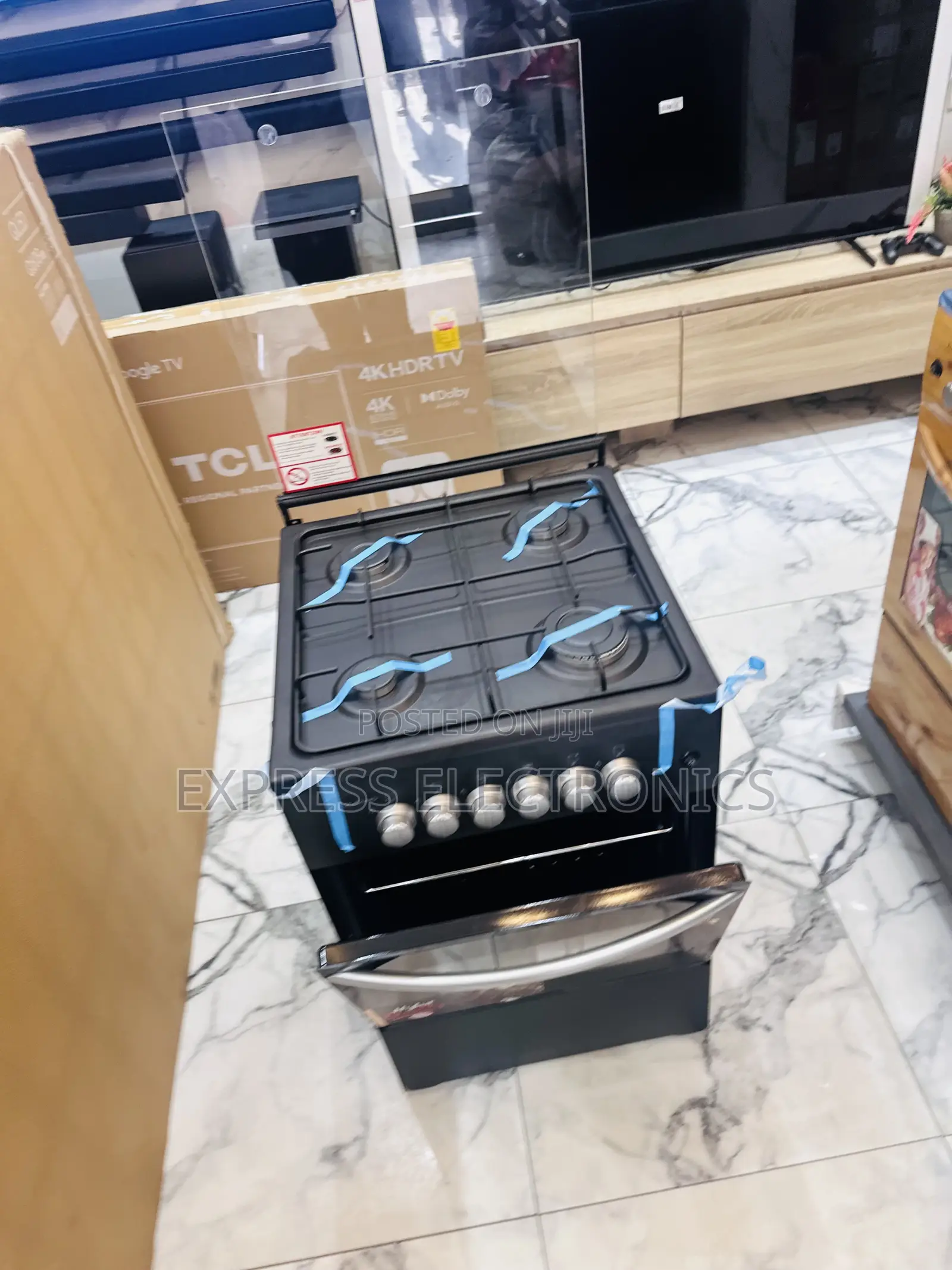 Unique Design Best Black Ferre Gas Cooker Oven Grill 4b