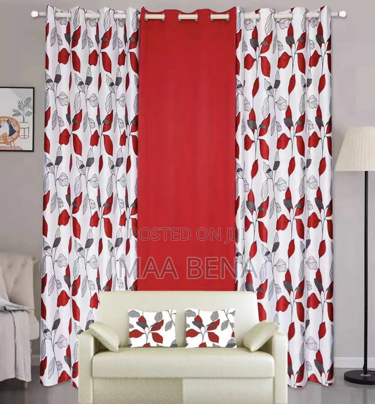 3in1 Curtains With Matching Pillowcases