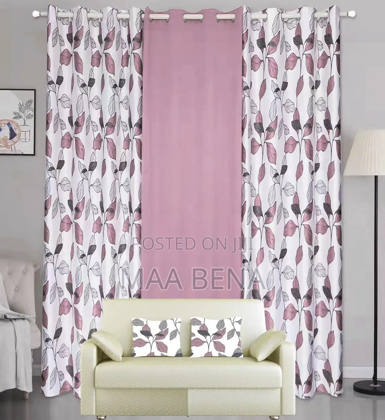 3in1 Curtains With Matching Pillowcases