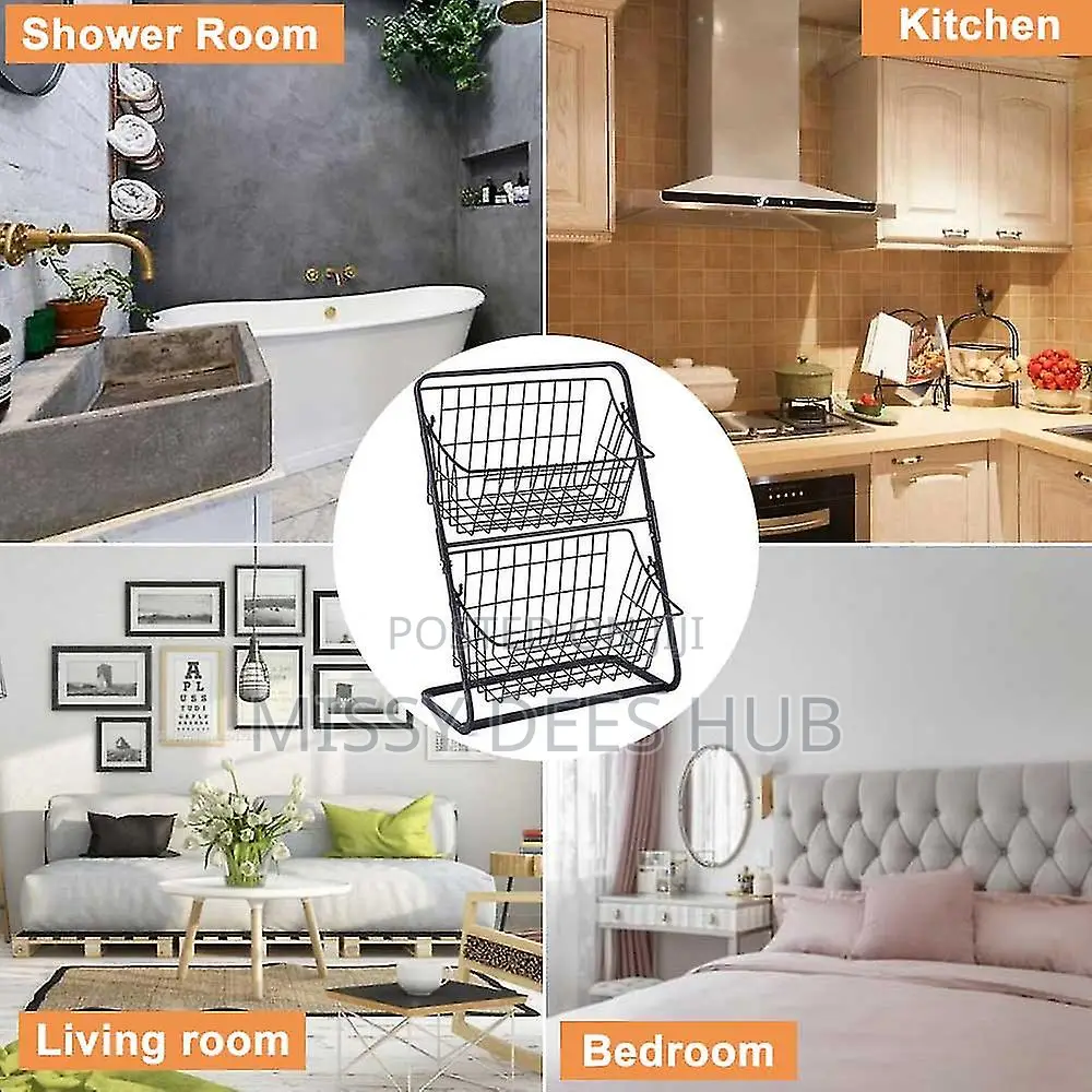 Multipurpose 2 Tier Storage Rack
