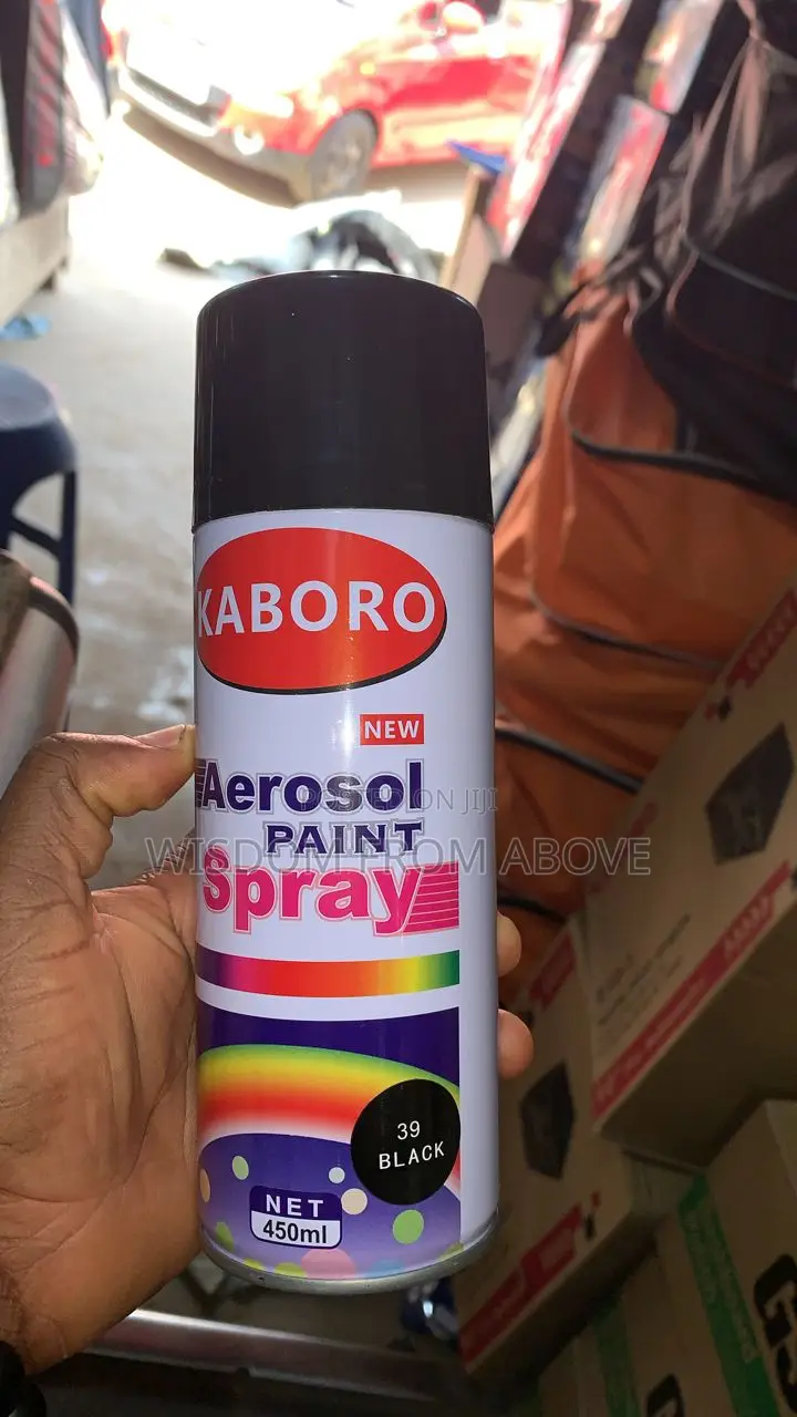 Original High Quality Pure Black Can Spray for Everything