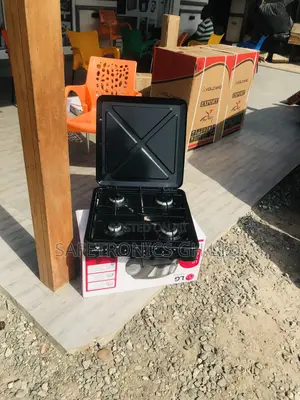 Black Yucel 4 Gas Cooker Tabletop Affordable