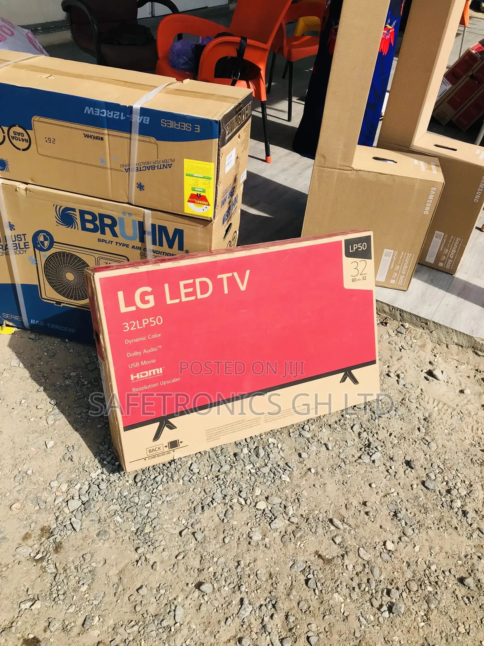 LP50 32 Inches LG Glossy Led Black Electric Smart Tv