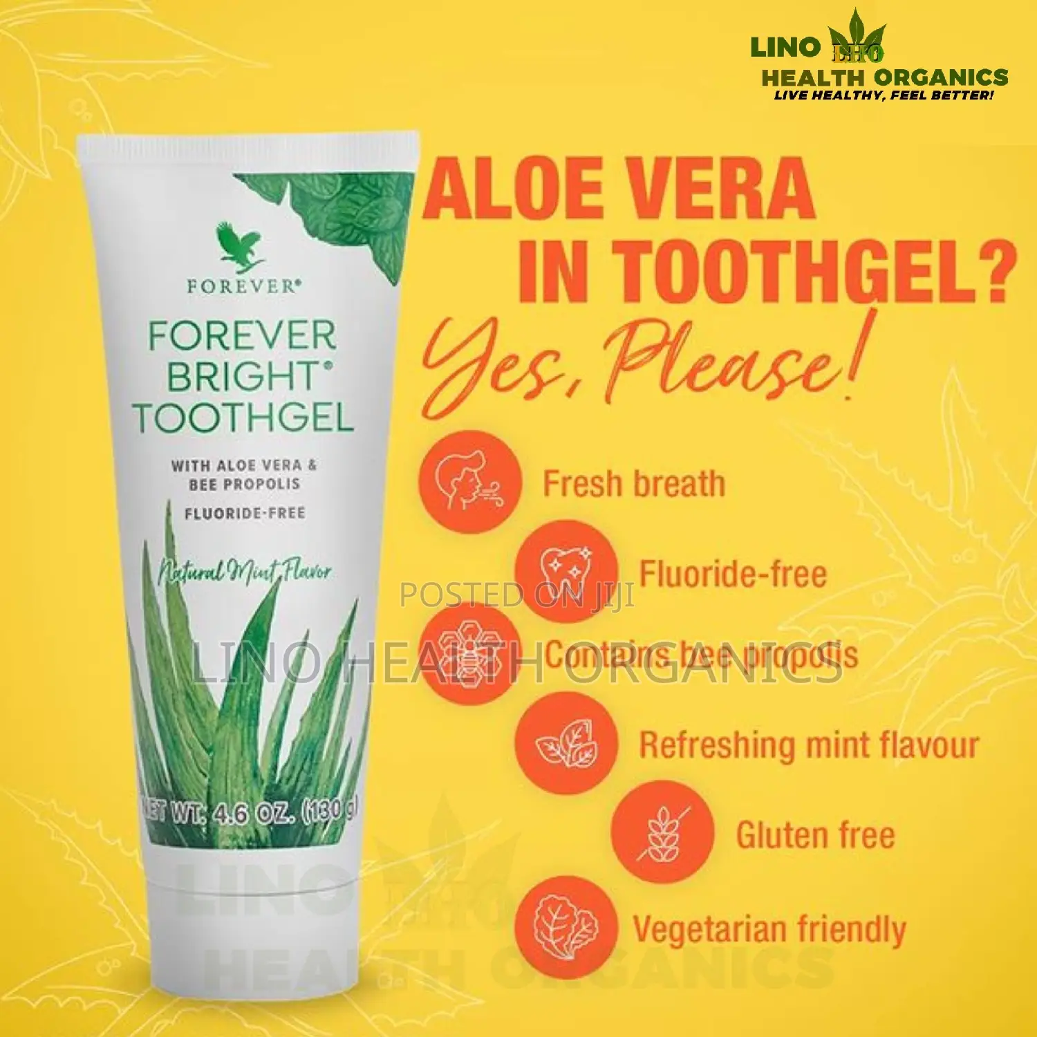 Fluoride Free Natura Toothpaste / Forever Bright Toothgel