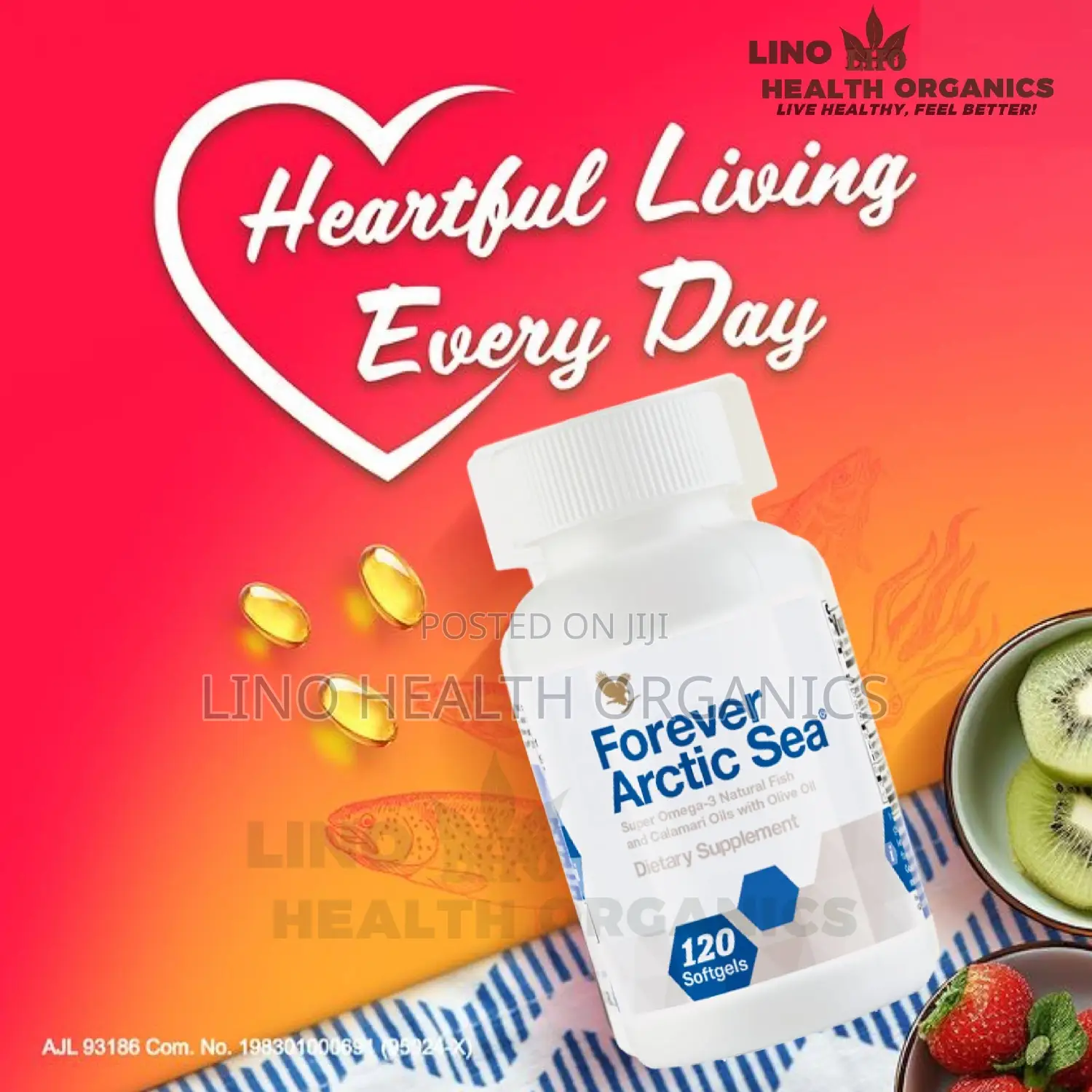 Healthy Heart, Eyes Joints Supplement / Forever Arctic Sea