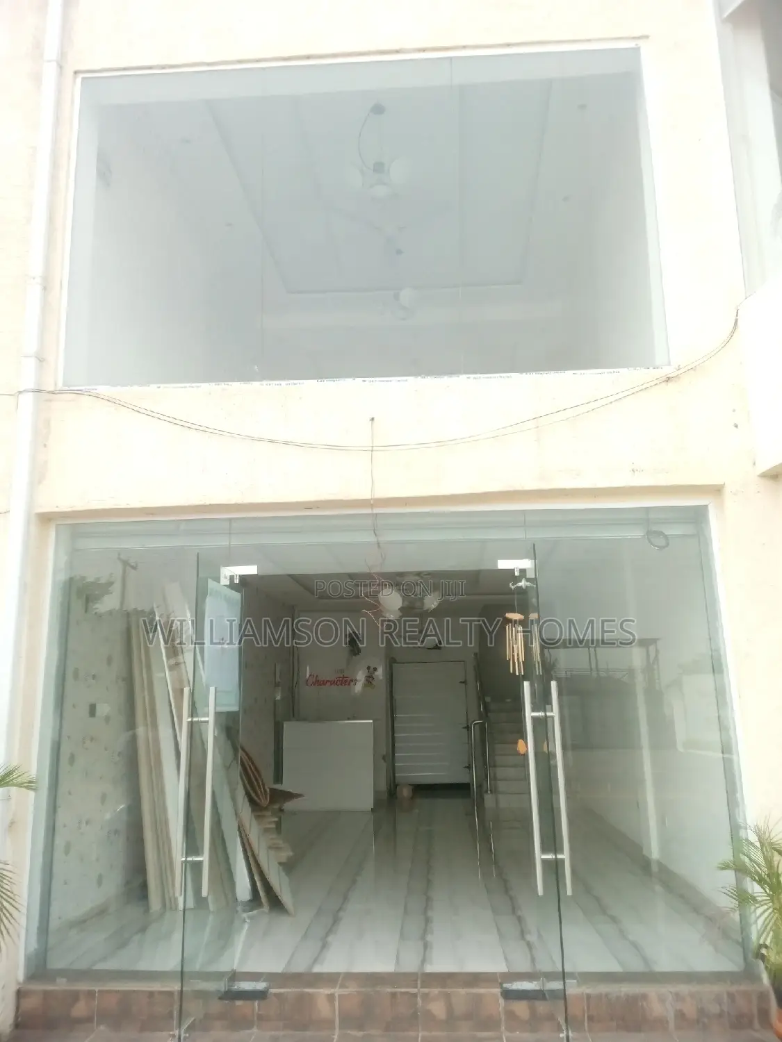 Road Side Double Shop/Showroom/Office Space 4rent, Spintex