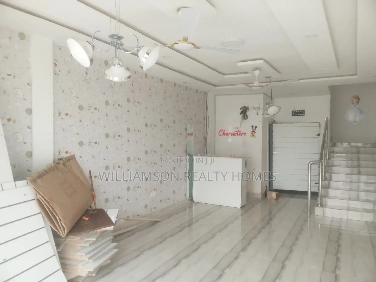 Road Side Double Shop/Showroom/Office Space 4rent, Spintex