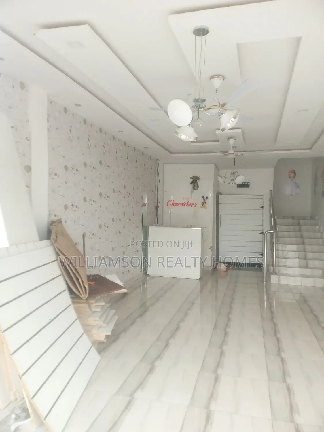 Road Side Double Shop/Showroom/Office Space 4rent, Spintex
