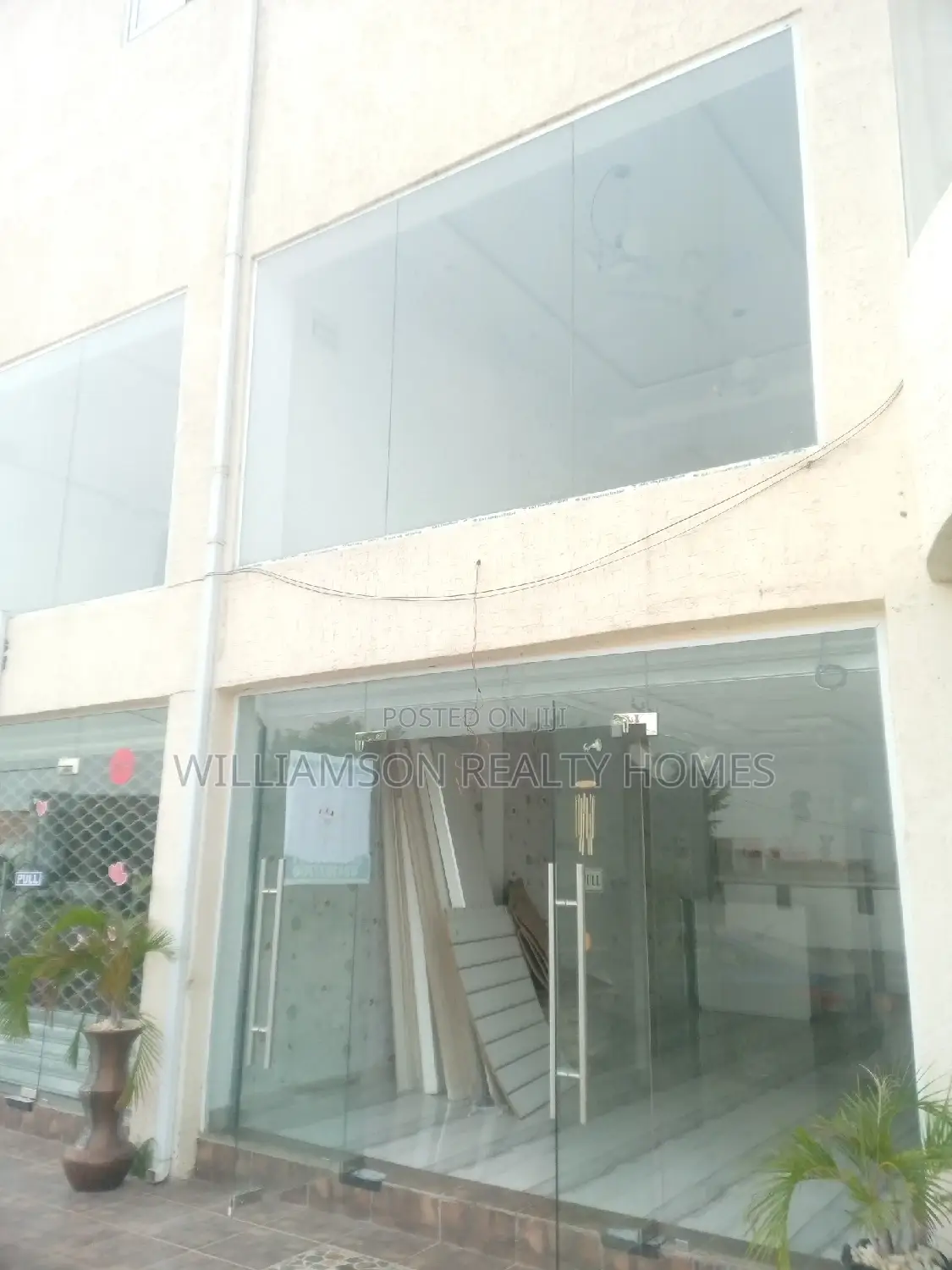 Road Side Double Shop/Showroom/Office Space 4rent, Spintex