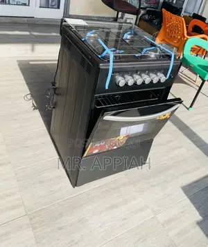 Buy Affordable Volcano Oven 4 Burner + Glass Lid(Black).