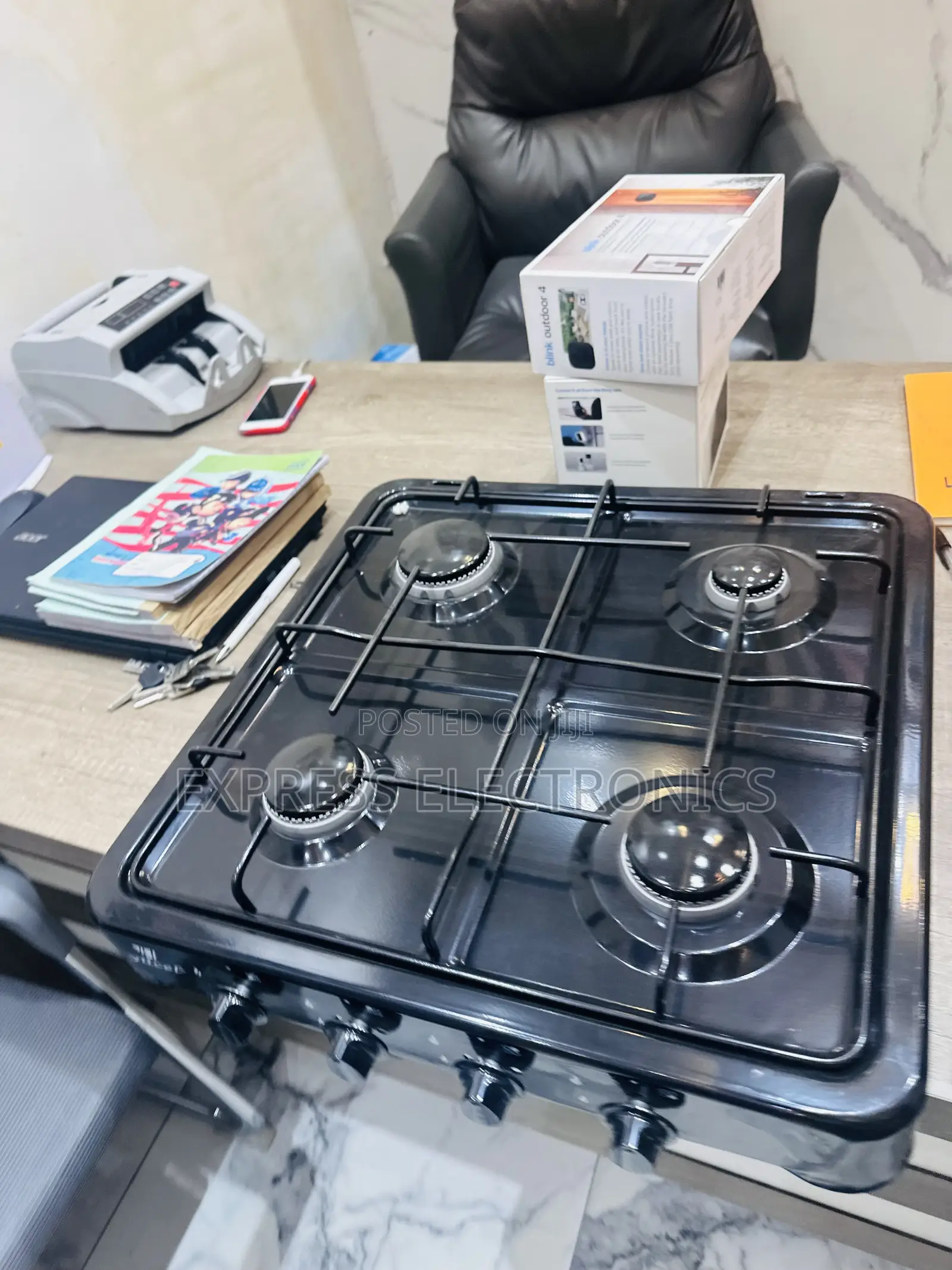Shop the Best Table Top Gas Cooker 4burner Black