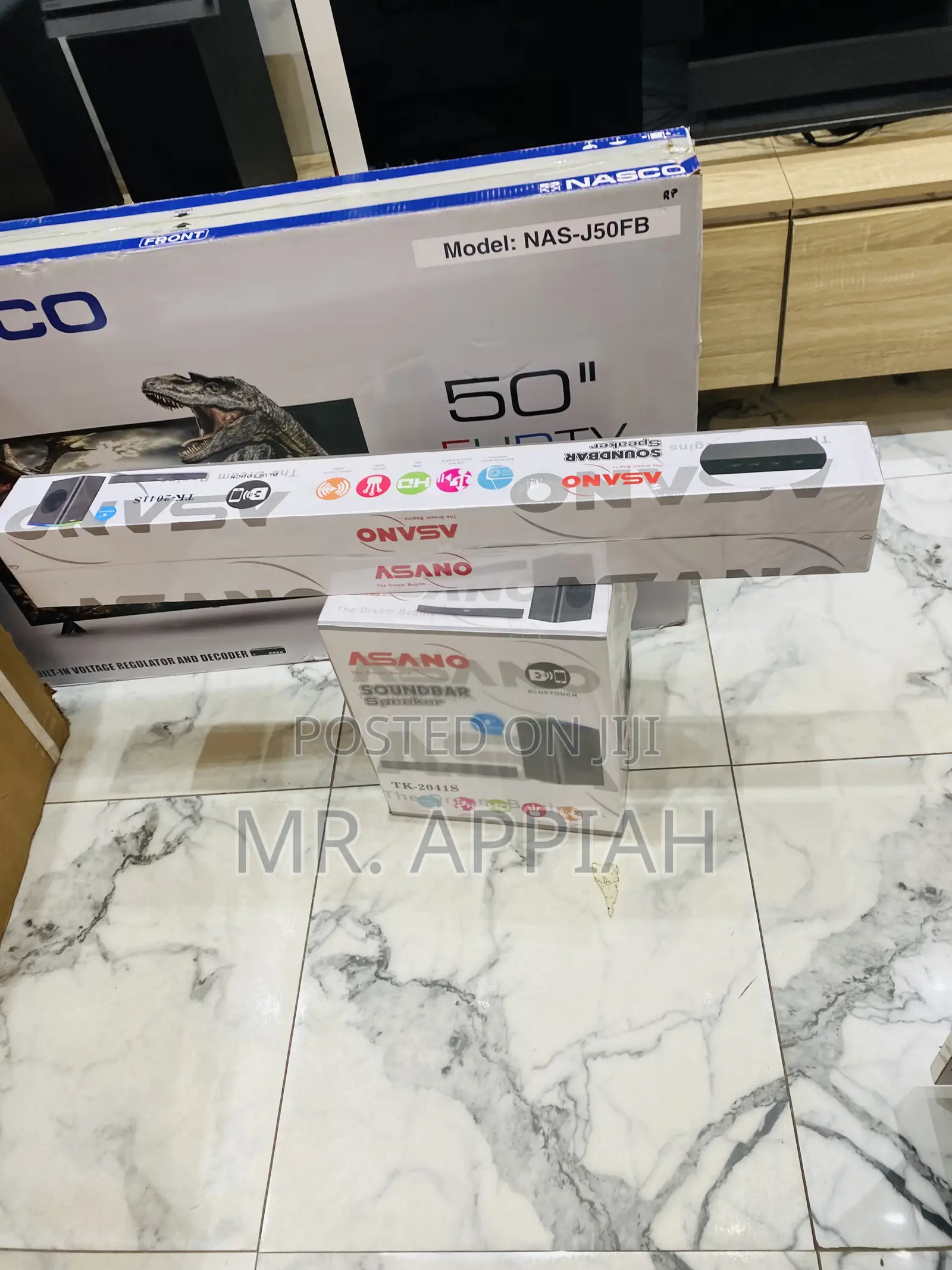 High Quality Asano Bluetooth Sound Bar System(Black)