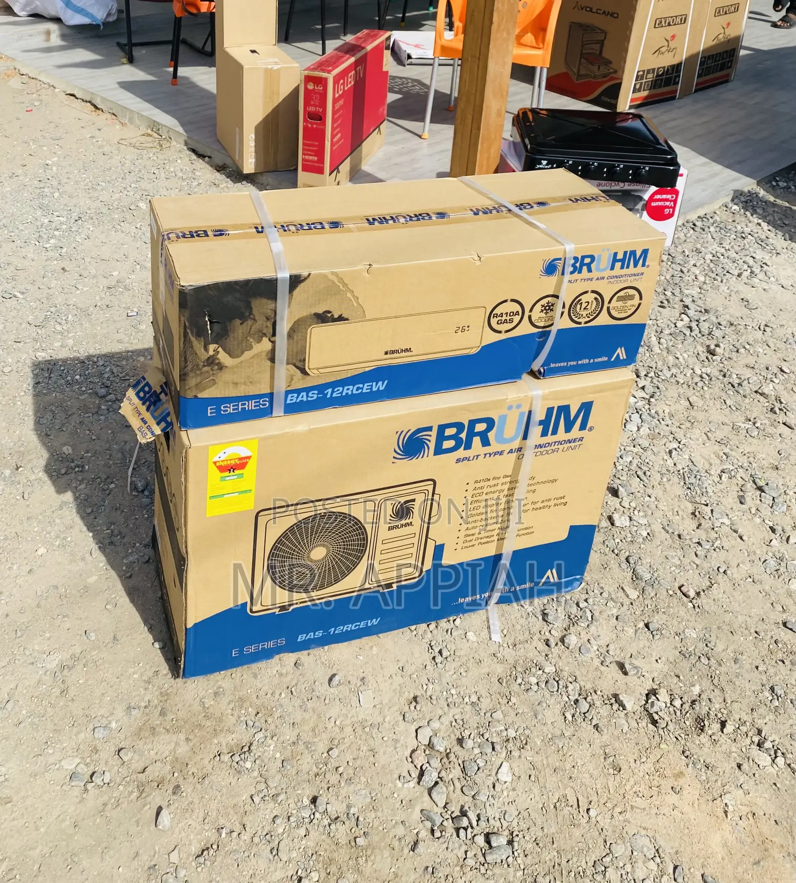 Shop Affordable Bruhm 1.5hp Split Type Ac(White)R410.