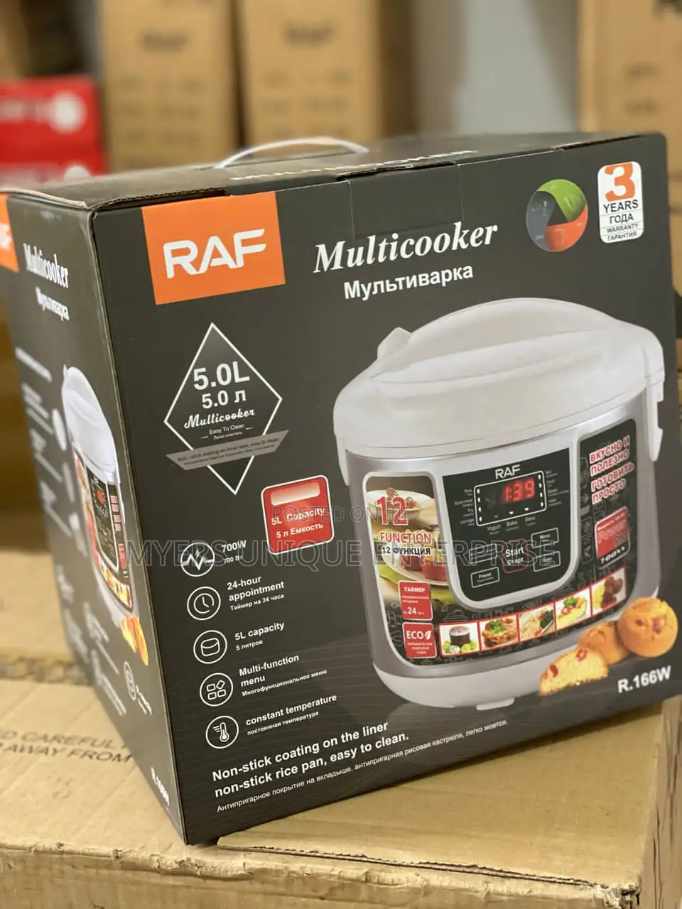 Raf Multifunctional Electric Rice Cooker With Steamer 5.0L in Pokuase