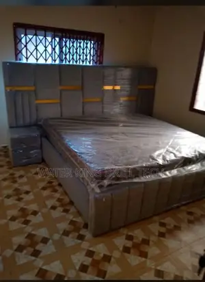 Double Bed Frames With Side Drawers and Mattress