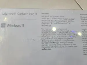 New Laptop Microsoft Surface Pro 9 16GB Intel Core I7 SSD 512GB