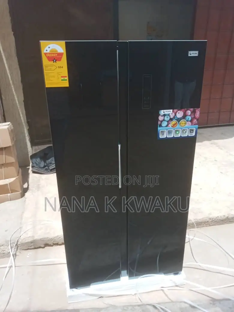 Black Pearl_side by Side Fridge/Freezer