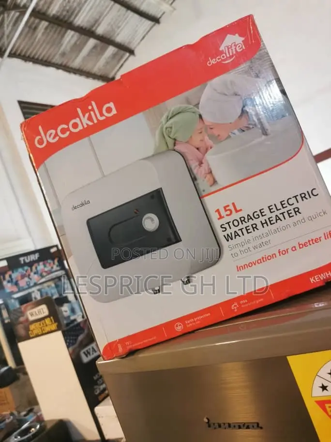 New in Box//Decakila 15L Water Heater