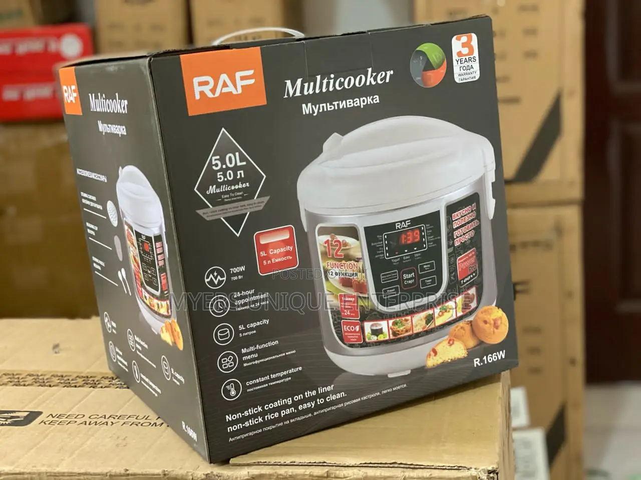 Raf Multifunctional Rice Cooker With Steamer5,0l
