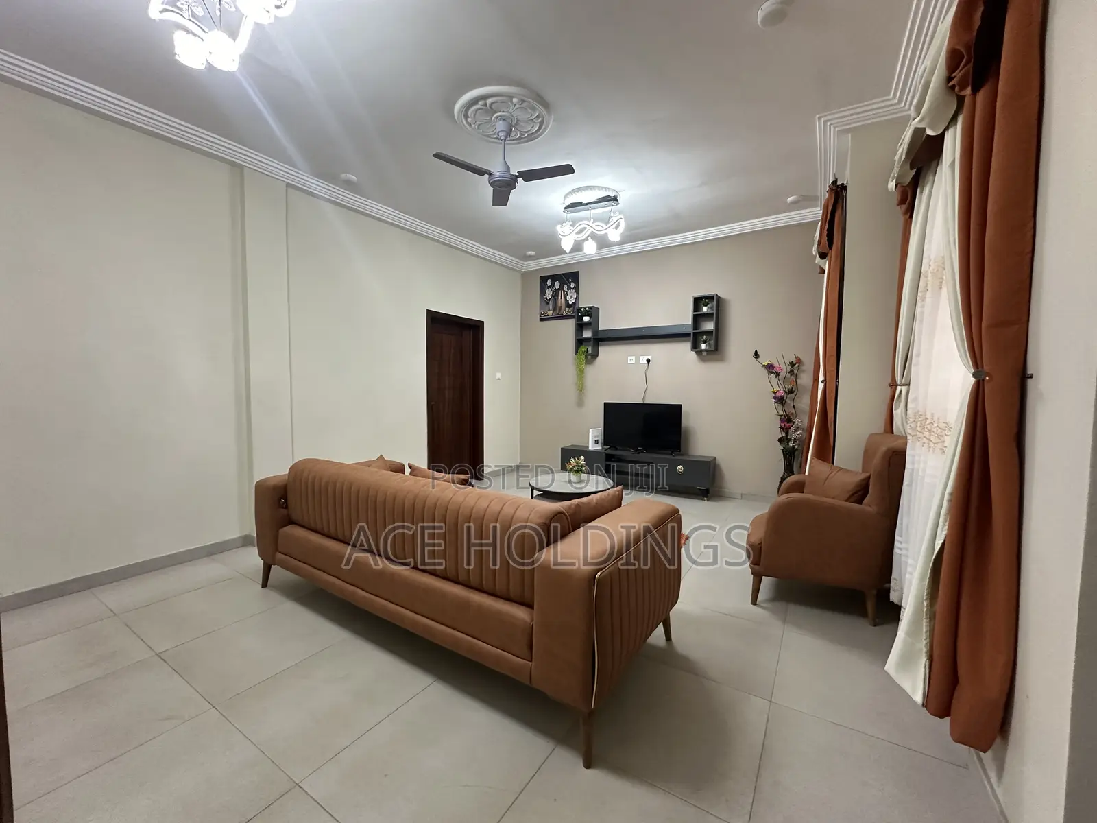 Furnished 3bdrm Apartment in Adjiriganor for rent