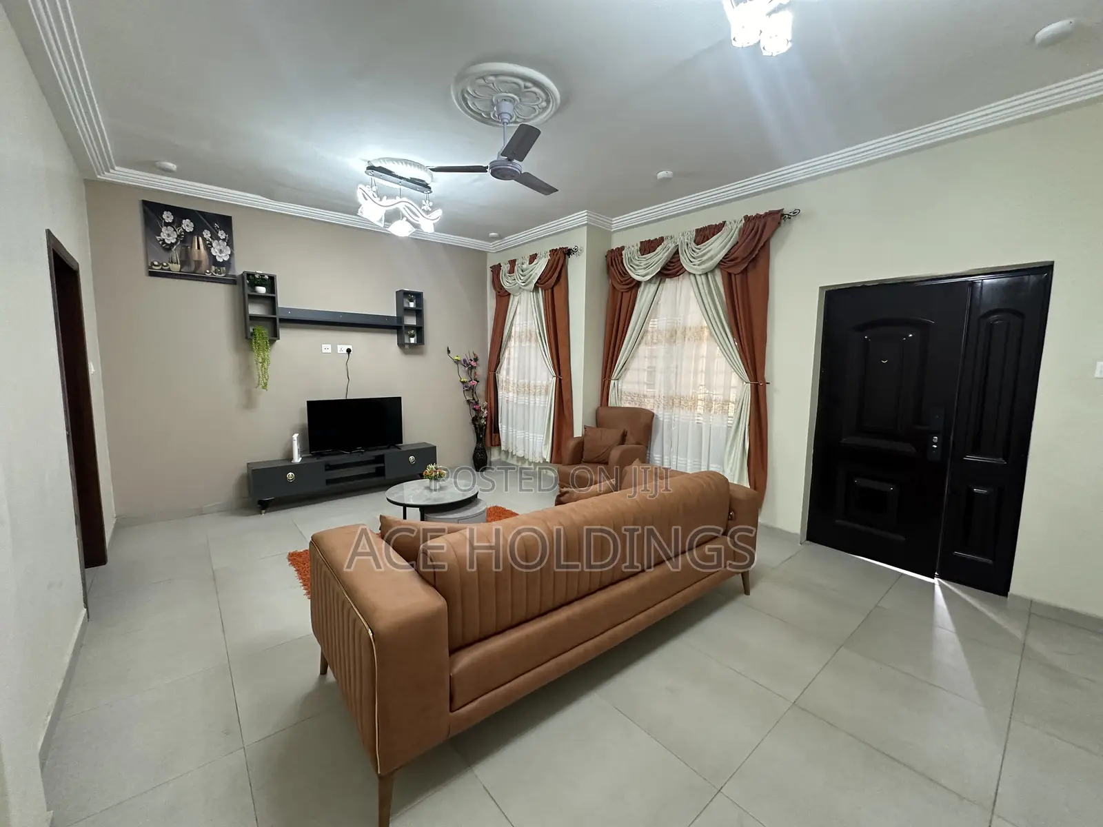 Furnished 3bdrm Apartment in Adjiriganor for rent